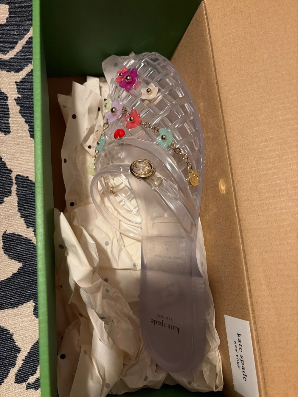 Kate Spade Jelly Mule flat - Picture 2 of 4